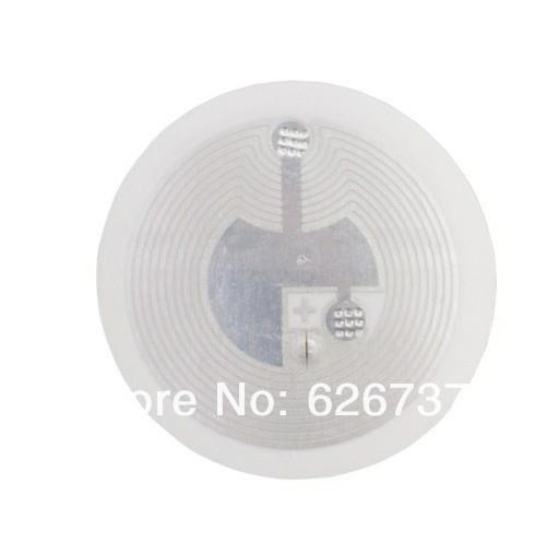 Ntag213 Beyaz NFC Etiket Protokolü ISO14443A 888 Bayt 10lu Paket