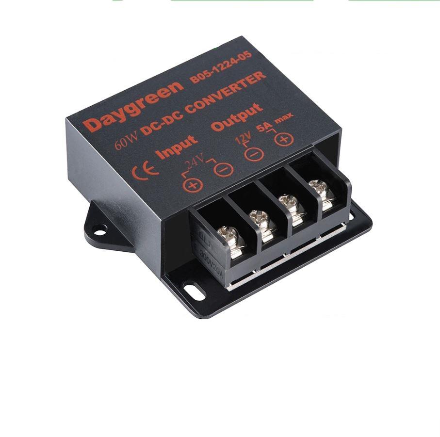 Araç Step Down Redüktör Dönüştürücü Regülatör 24VDC to 12V 5A 60W