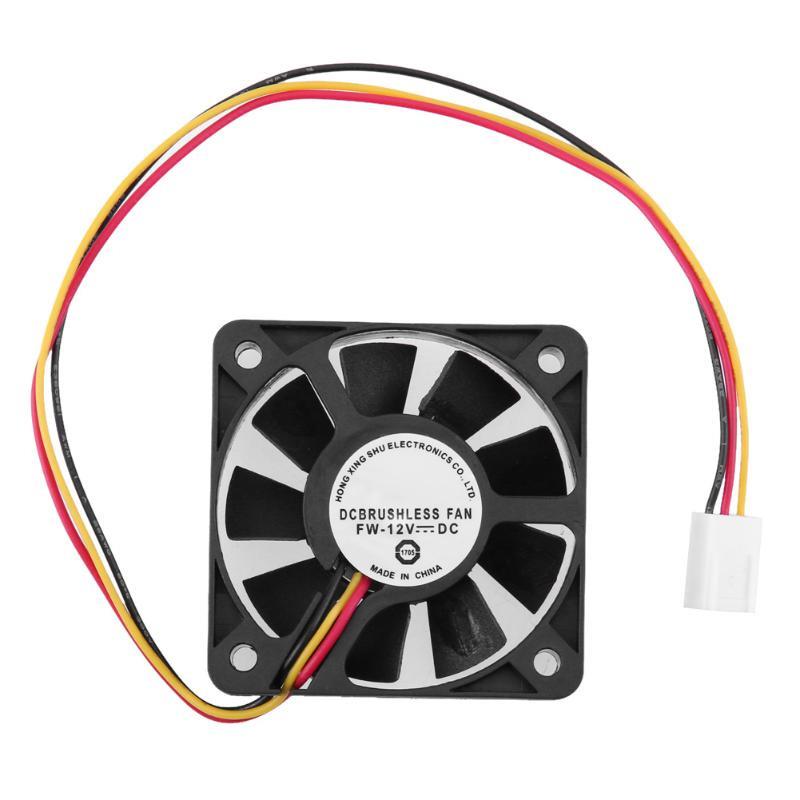 3 Pin CPU 12V 50*10mm Soğutucu Fan Radyatör İçin Led Pc DIY Proje