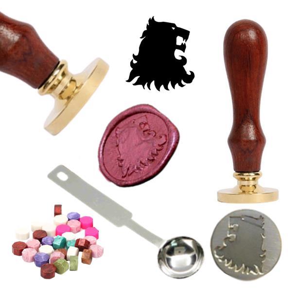 Mektup Damga Mühürü Direwolf + 30 Mühür Mumu + Eritme Kaşığı