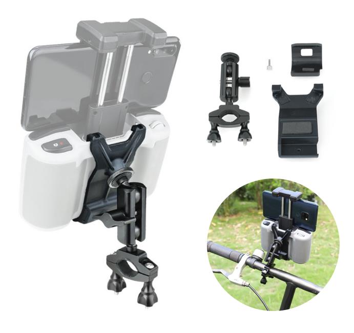 DJI Mavic Air 2 Kumandası İçin Bisiklet Gidon Montaj Braketi 360°