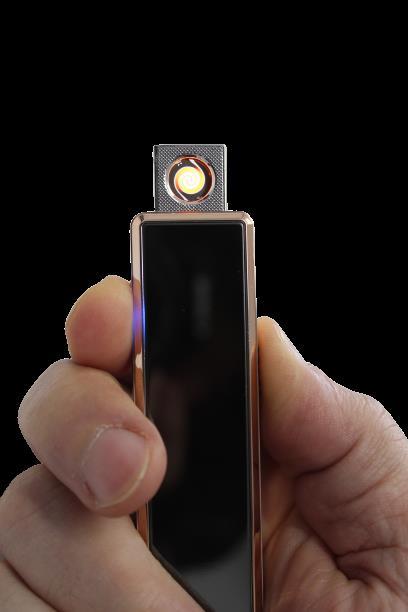 Alevsiz Çakmak Dokunmatik USB Şarjlı Tunsten İndüksiyon 