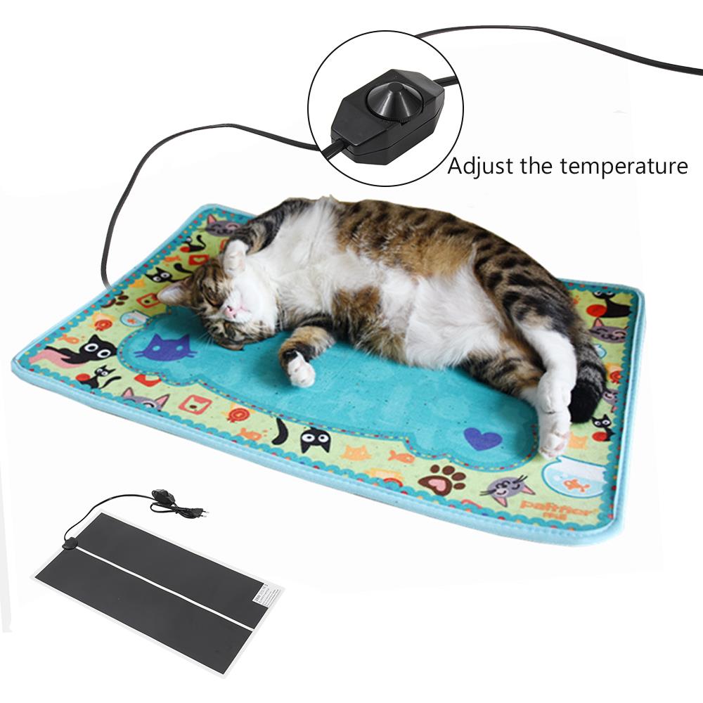 Pet Amfibi Sürüngen Isıtıcı Mat 28W 30-40° Isı Ayarlı 53x28 cm 220V 