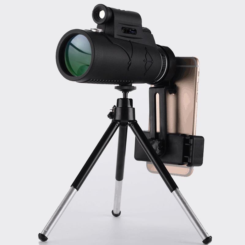 Teleskop Dürbün BAK4 50x60 Tripod Telefon Klip Pusula Lazer Fener