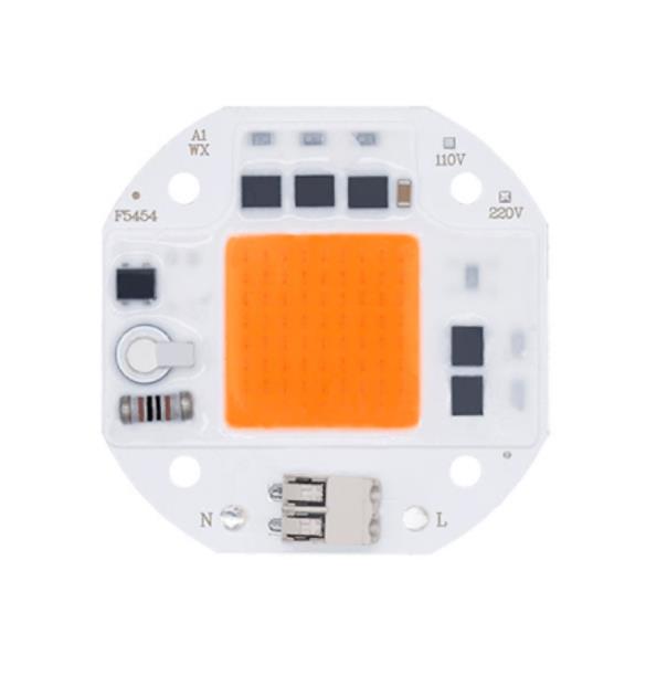 50 Watt Bitki Büyüme Lambası LED COB Çip Full Spektrum Sera