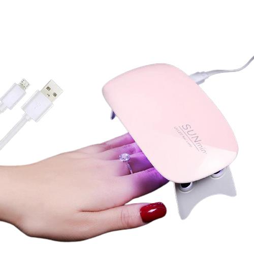 UV 6W Mini Jel Tırnak Oje USB Led Lambası 45-60s Hızlı Kurutma 