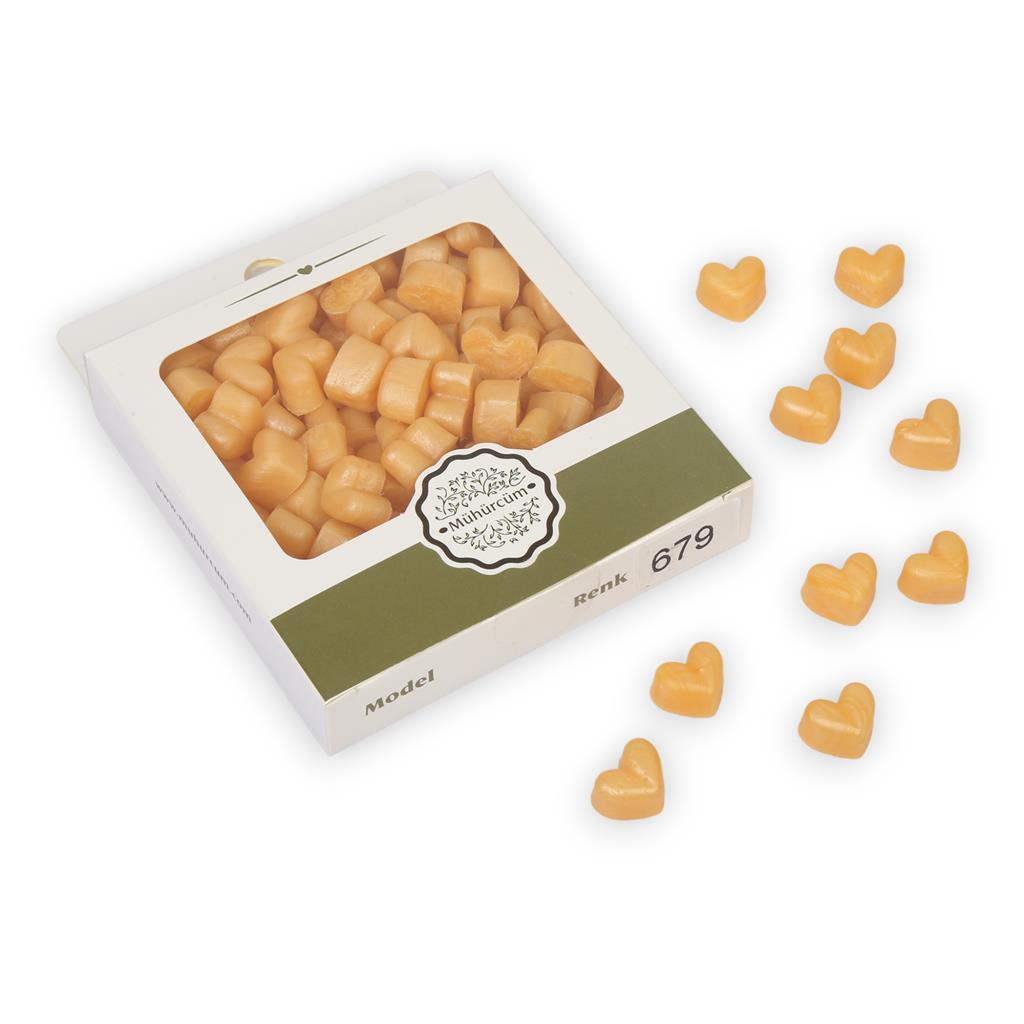 Mühür Mumu Eritme Kalp Boncuk Paket Model No: 679 ŞAMPANYA