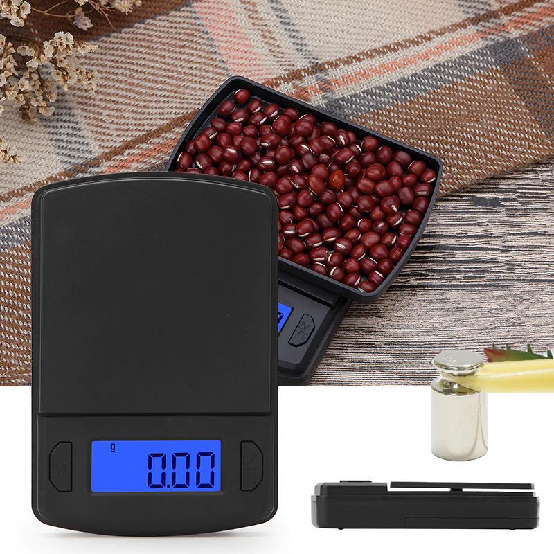 Mini LCD Elektronik Cep Terazi Max 200gr 0.01gr Hassasiyet