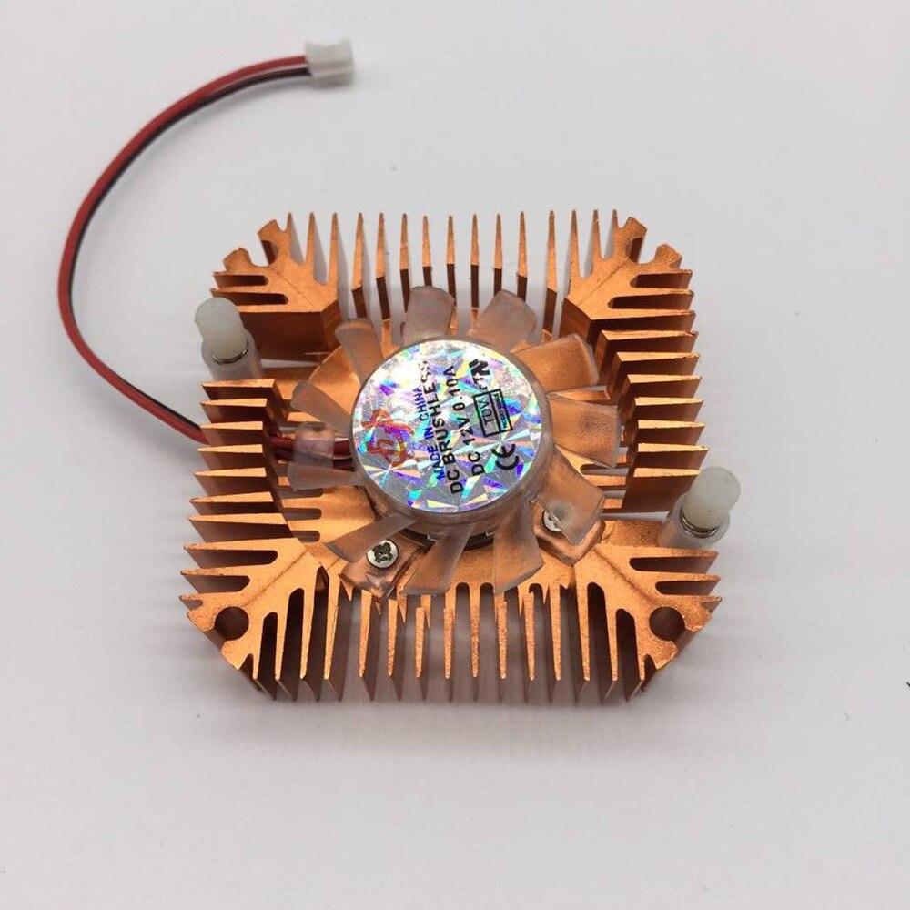 Alüminyum Fanlı Soğutucu 12V 3W-20W Led Işık İçin Uyumlu