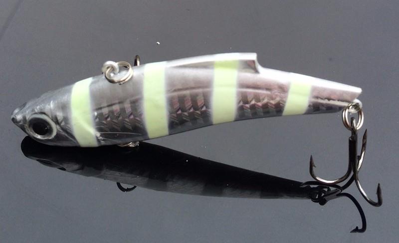 PROFISHER Fosforlu Gümüş Zebra Balık Sahte Yem 9 cm 20 gr