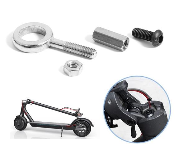 M365 M365Pro Elektrikli Scooter için Mil Menteşe Kilitleme Civata 