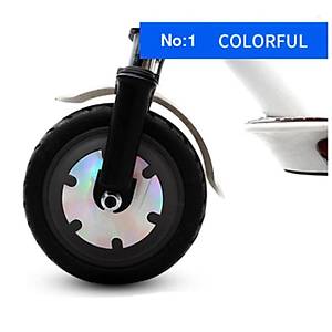 M365/Pro/1S Scooter ��in Tekerlek Reflekt�r Etiketi Desenli Seri