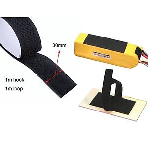 Lipo Pil ��in 30mm*1mt Kendinden Yap��kanl� Velcro C�rt Bant