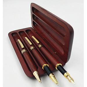 K�z�l A�a� T�kenmez Kalem Dolma Kalem �mza Kalemi Set Ah�ap Hediyelik Kutulu 