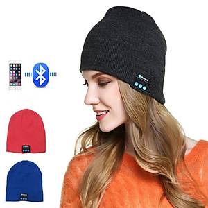 Stereo Bluetooth Kulakl�k Bere �apka Unisex K�� A��k Spor Stereo Kablosuz M�zik 