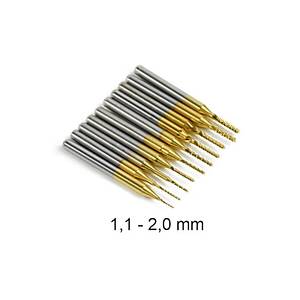 Titanyum Kapl� Tungsten �elik CNC Freze PCB Kesici 1,1 - 2,0mm