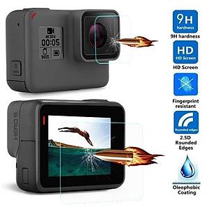  Hero 5 i�in 2 in 1 Ekran Koruyucu Film �n Lens ve Arka Ekran Koruma
