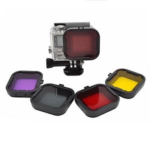  Aksiyon Kameralar� Renkli Sualt� Dal�� Filtresi