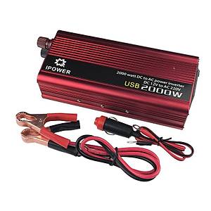 Ak� �nvert�r DC 24 V AC 220 V 2000 W Solar Sistem - Ara� USB Adapt�r� D�n��t�r�c� 