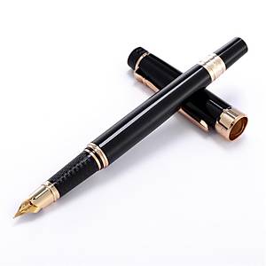 Orijinal Picasso 917 Dolma Kalem Parlak Siyah ve Gold Kolay High-end