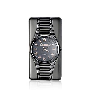 Tesla Alevsiz �akmak Kuvars Saat USB Elektronik �arjl� Anti R�zgar