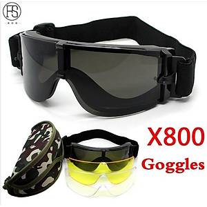 Taktikal Kayak ve S�r�� G�zl��� 3 Farkl� De�i�tirilebilir Lensli Anti-Sis 