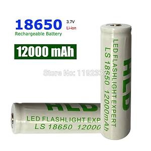 12000mAh 3.7Volt18650 Li-lon �arj Edilebilir Pil