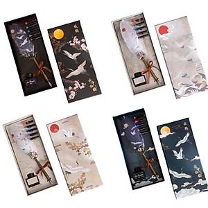 T�y Divit Kalem M�rekkep 7 li Pirin� Set Cren Ku�u Desenli