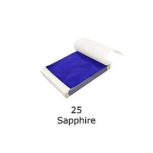 Varak Kaplama Yaprak Metalik Folyo 9x9cm 10lu 25 Sapphire Blue R5799F-25