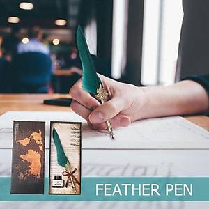 Divit Kalem Turkuaz T�y Kaligrafi Seti M�rekkep �i�esi ve Ekstra 5 Farkl� U� 