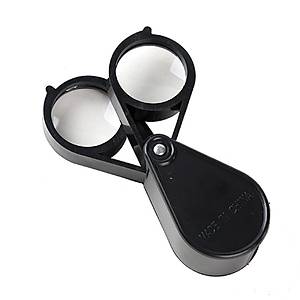 Katlan�r B�y�te� �ift Plastik Kasa Akrilik Lens 20X 30mm Tak� Pul 