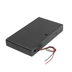 12V Pil Kutusu On-Off Anahtarl� 8x1.5V AA Pil Tutucu