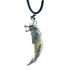 Do�al Tibet Lider Kurt Di�i Kolye Ayarl� �rg� �pli