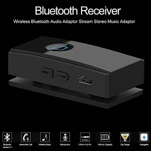 Bluetooth Ses Al�c� Ara� Kiti sistemi Stereo M�zik Adapt�r� 3.5mm AUX