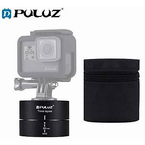 PULUZ 60 Dakika Time Lapse 360� D�nme Panoramik G�r�nt� Tripod Kafa Adapt�r�    