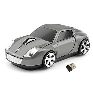 Optik Mouse 2.4GHz Ergonomik Kablosuz Porsche Spor Gri Araba �eklinde 