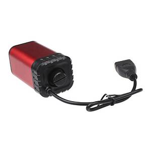 4 AA Pil USB Depolama - Metal Kasa Kutusu Tutucu Bisiklet LED I��k A��k Y�r�y�� Kamp Bisiklet Pratik Ta��nabilir.