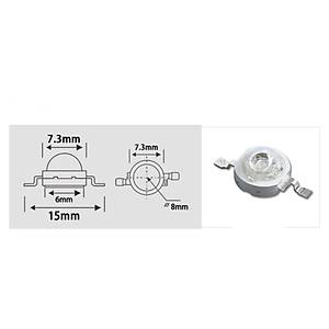 3W UV Y�ksek G�� Led �ip 420-425nm UVA UVB Ayd�nlatma Boncuk Matris 3D