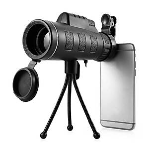 Monok�ler Teleskop HD D�rb�n BAK4 40x60 Tripod Telefon Klip