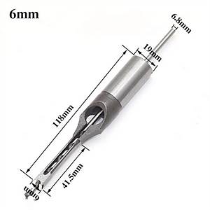 Kare Delik Matkap U� A�a� ��leme Z�vana Keski Seti 8mm 38 ELECALL