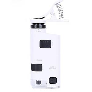 Mikroskop B�y�te� Cam Lensli Telefon Klipsli 300X 350X LED I��kl�