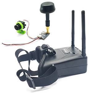 FPV Yar�� G�zl�k 5.8G 48C 2 Anten 200mW Verici 1000TVL Kamera Set 