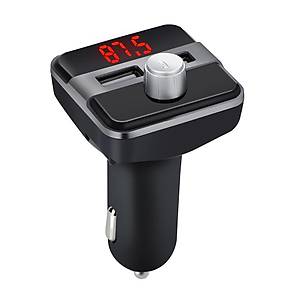 Bluetooth LCD Ara� Kiti FM Verici �ift �ift USB Ara� �arj� DC 5V 3.1A