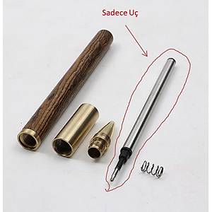 Ah�ap T�kenmez Kalem ��in Pirin� Kafa Roller Siyah Yedek �� U�