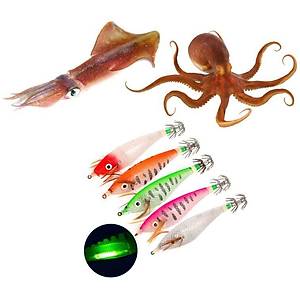 PROFISHER Kalamar Sahtesi 11cm 22gr Sim Elbise Fosforlu Sert Yem