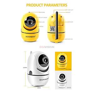 IP Kamera Wifi Gece G�r�� �ki Y�nl� Ses Kay�t Kablosuz G�venlik Wi-Fi Bebek Monit�r