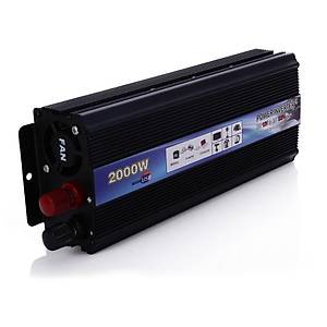 2000 W Ara� G�� Invert�r USB Adapt�r� D�n��t�r�c� DC 12 V AC 220