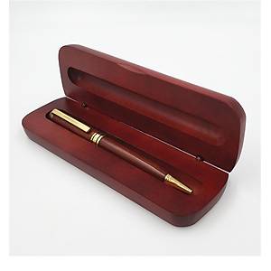 K�rm�z� A�a� T�kenmez Kalem & Ah�ap Kalem Kutusu 0.5mm Siyah M�rekkep  