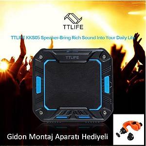 Motorsiklet Bisiklet Montaj Su Ge�irmez Bluetooth 3D Stereo 5W Hoparl�r 