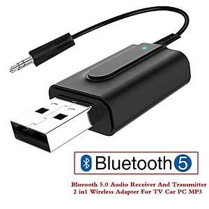 Usb Bt 5.0 Kablosuz LL Verici Al�c� Hifi Ses Mod�l� 15 Metre Handsfree Aux